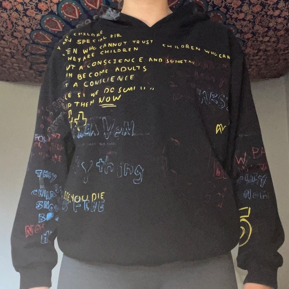 Vermany graphic painted hoodie - Picture 1 of 5
